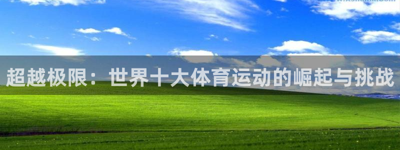 3377体育是干嘛的：超越极限：世界